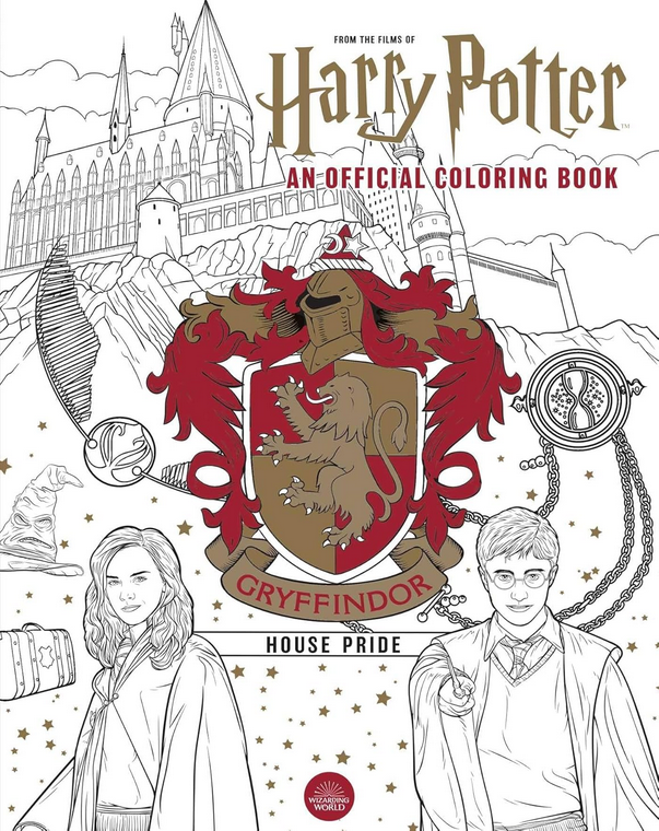 harry potter gryffindor coloring book