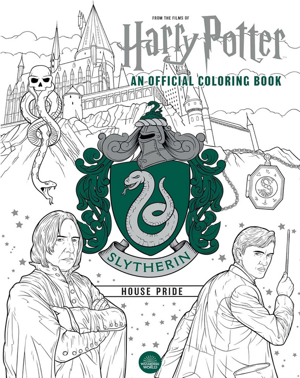Harry Potter: Slytherin House Pride: The Official Coloring Book